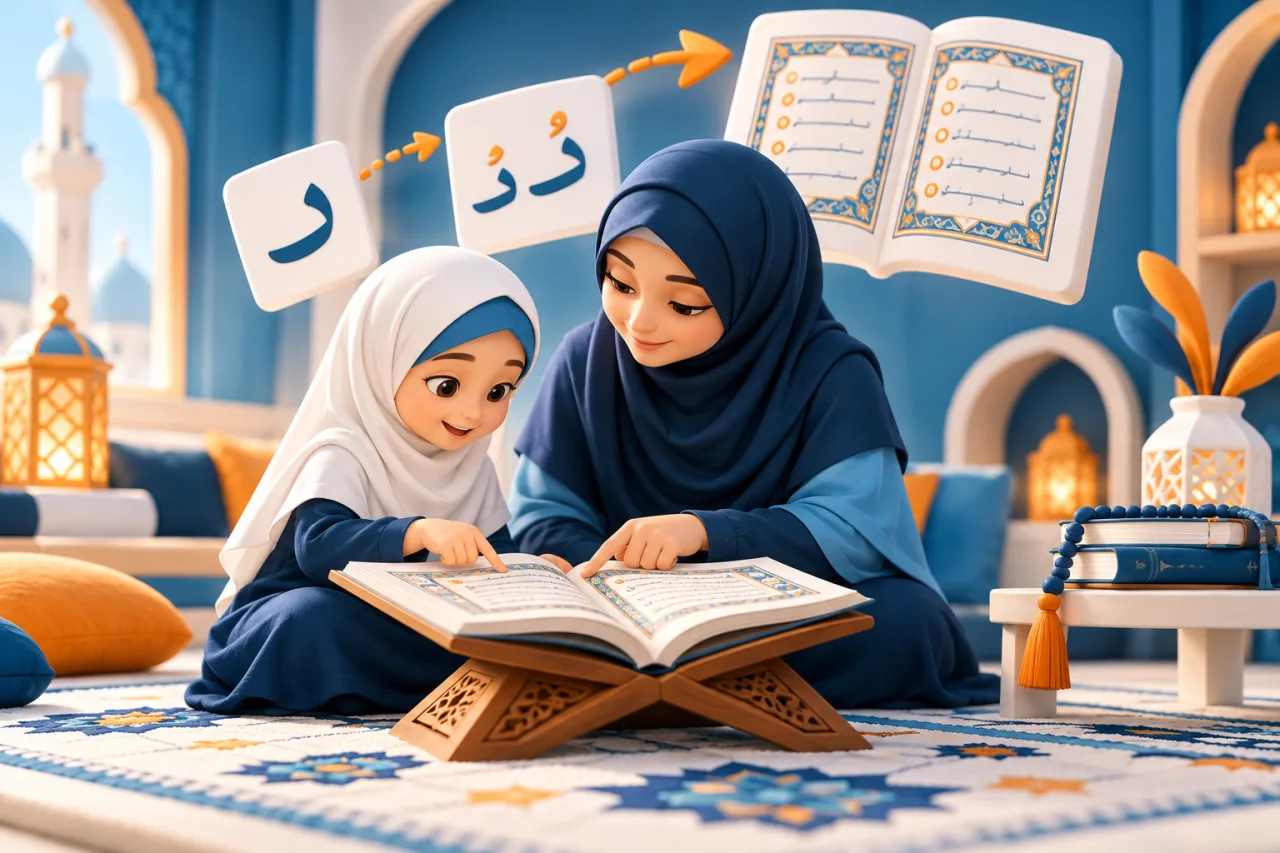 Al Manaarah illustration: Quran Reading for Beginners