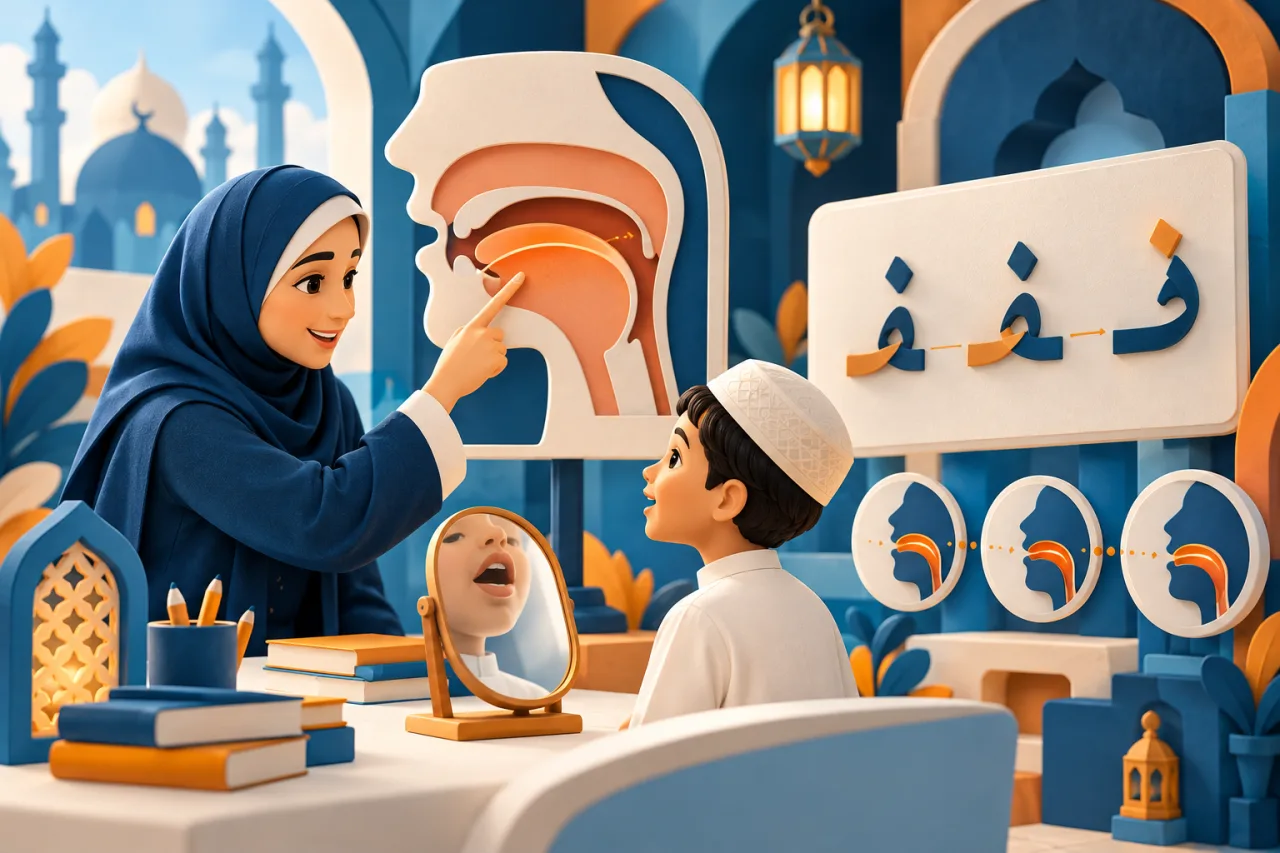 Al Manaarah illustration: Arabic Alphabet & Pronunciation