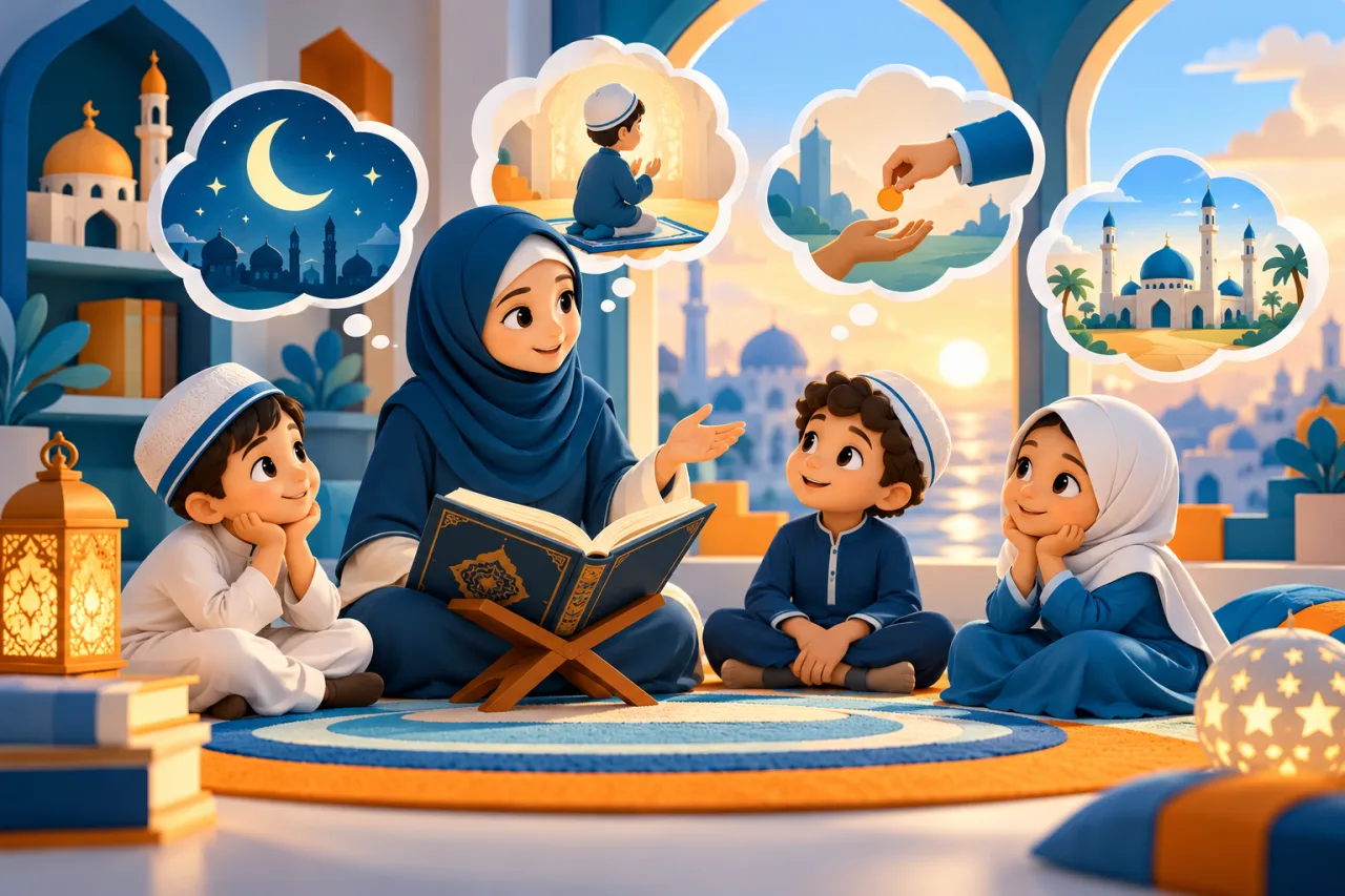 Al Manaarah illustration: Islamic Studies for Children