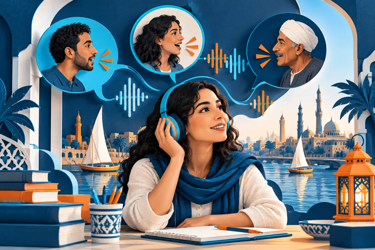 Al Manaarah illustration: Egyptian Arabic Pronunciation and Listening