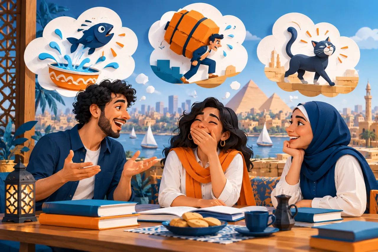 Al Manaarah illustration: Advanced Egyptian Arabic: Idioms and Humor