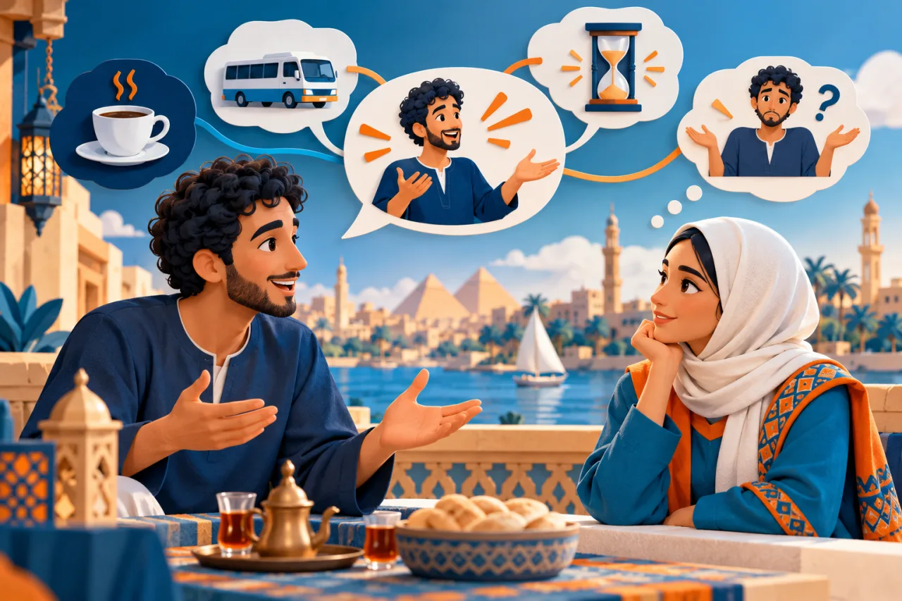 Al Manaarah illustration: Egyptian Arabic Interpretation and Cultural Nuance