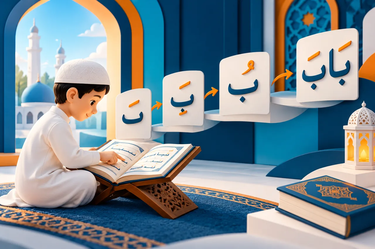 Al Manaarah illustration: Quranic Arabic Script and Reading