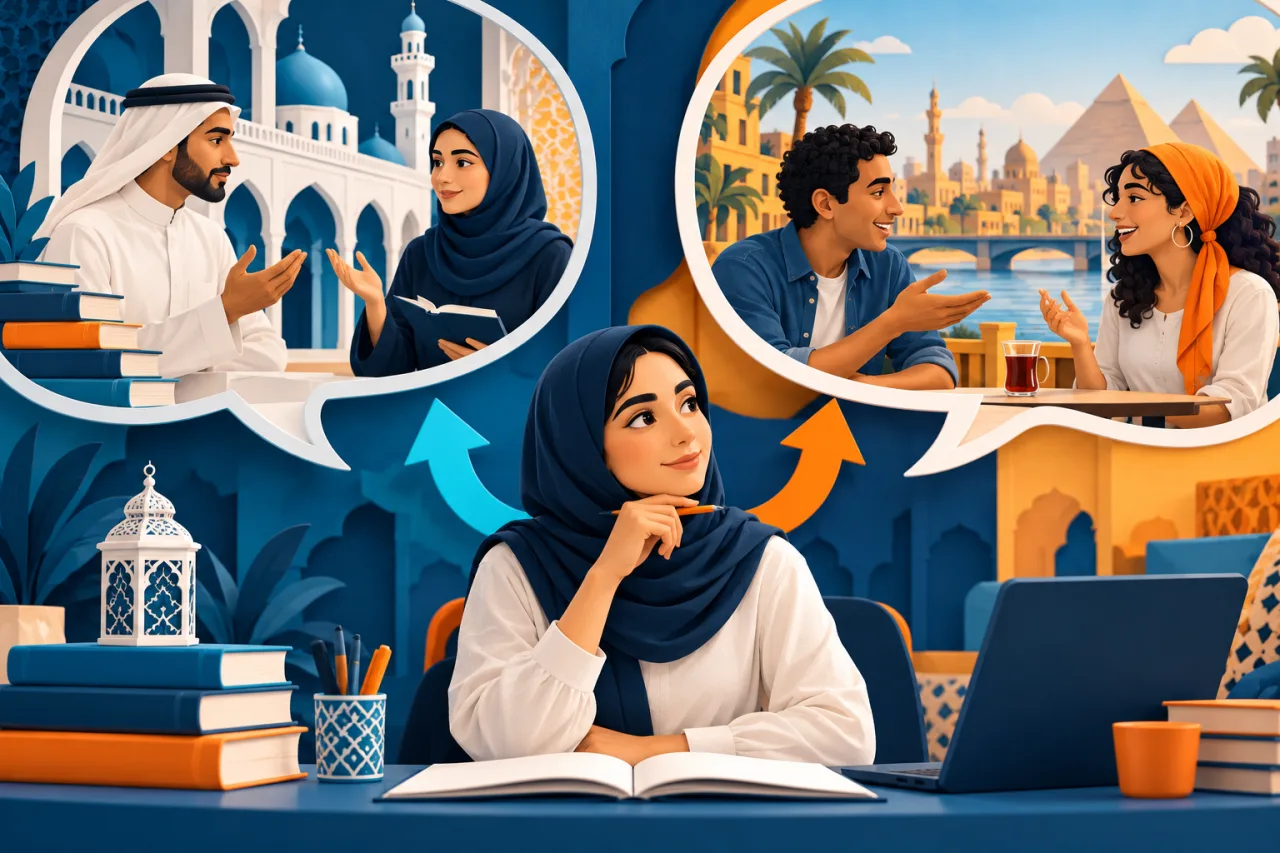 Al Manaarah illustration: MSA–Egyptian Arabic Switching Workshop