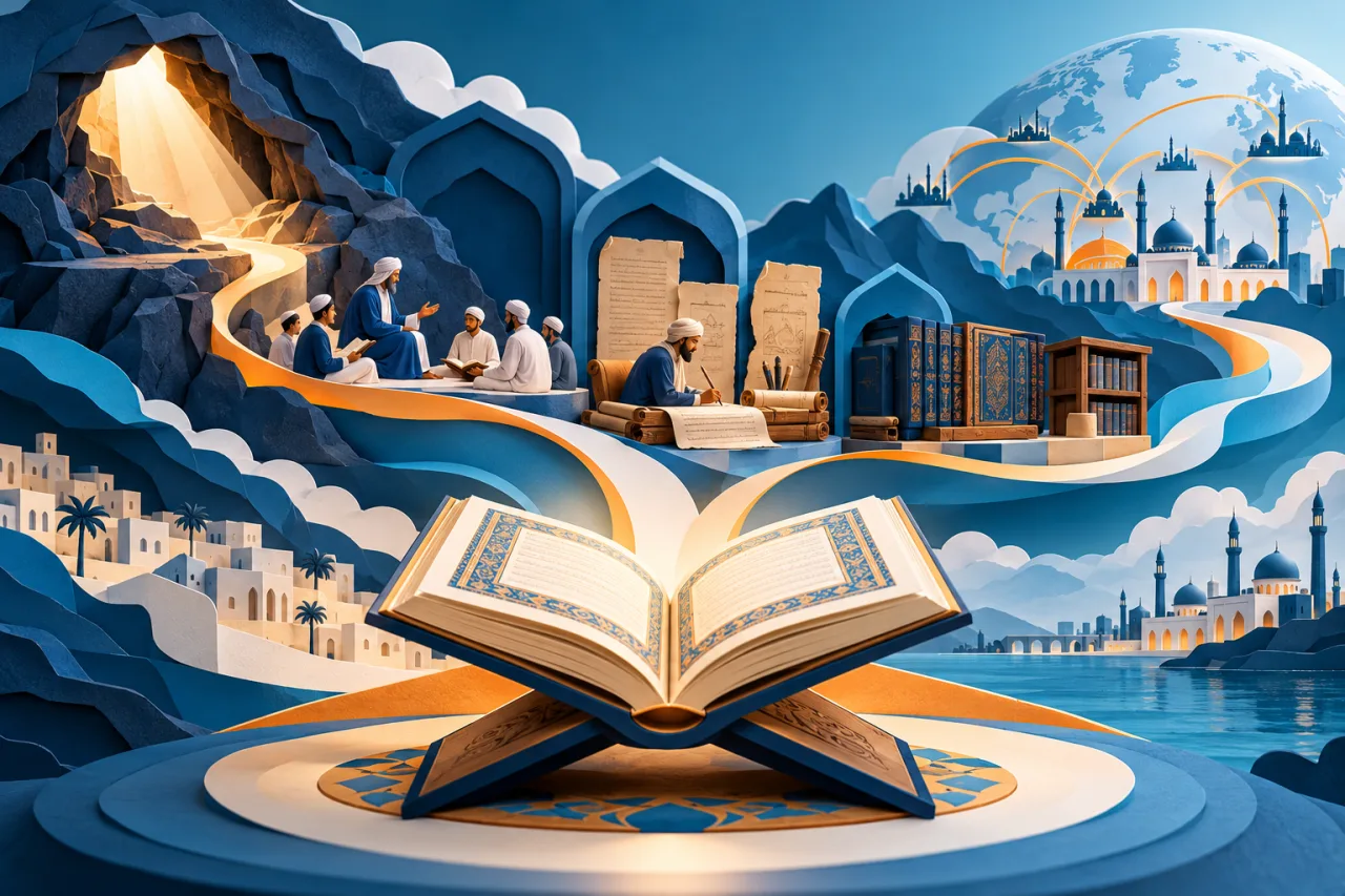 Al Manaarah illustration: Introduction to Quran Sciences (Ulum al-Quran)