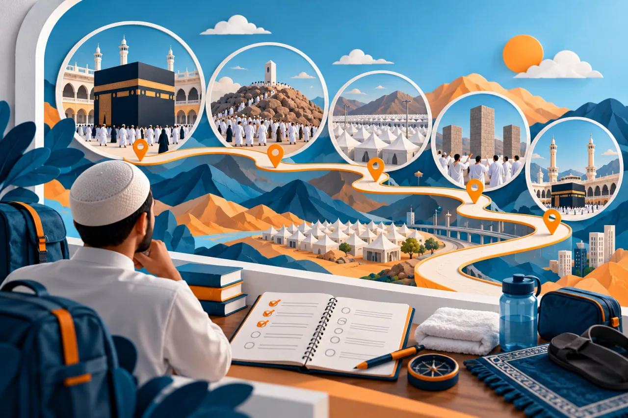 Al Manaarah illustration: Hajj and Umrah Foundations