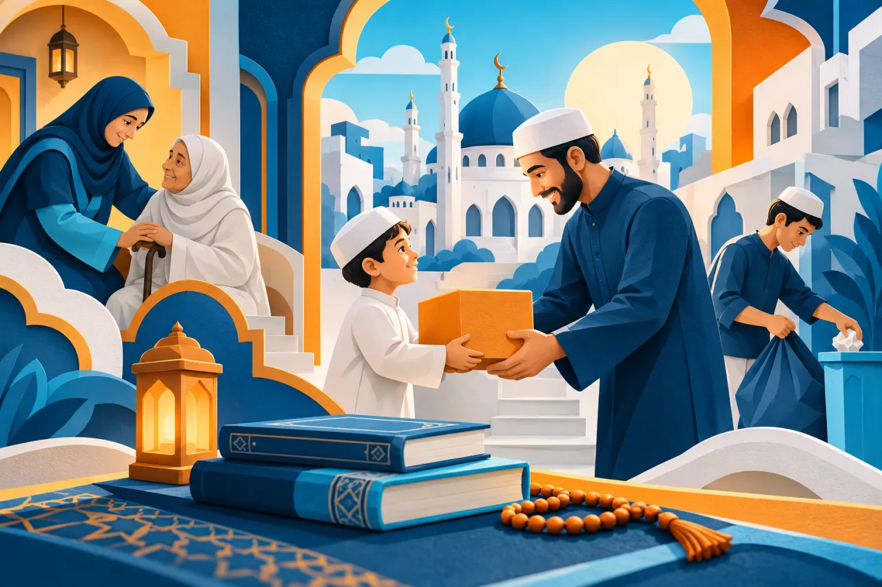 Al Manaarah illustration: Islamic Manners and Daily Character