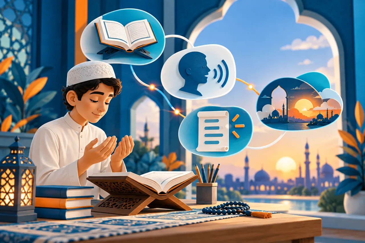 Al Manaarah illustration: Daily Duas and Remembrance