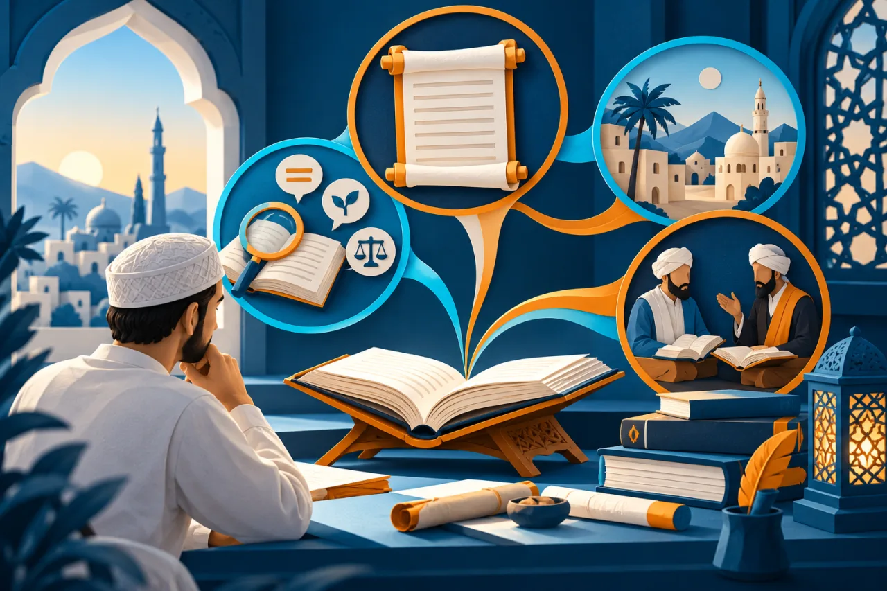 Al Manaarah illustration: Selected Hadith Commentary