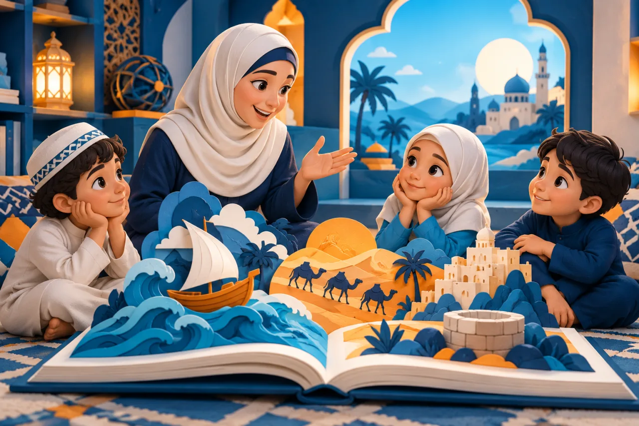 Al Manaarah illustration: Stories of the Prophets for Children