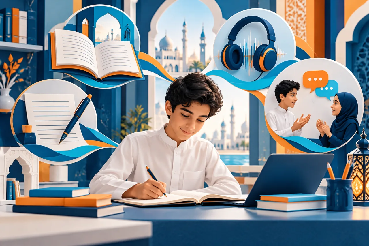Al Manaarah illustration: IGCSE Arabic Language Preparation