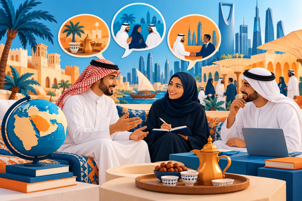 Al Manaarah illustration: Saudi and Gulf Arabic