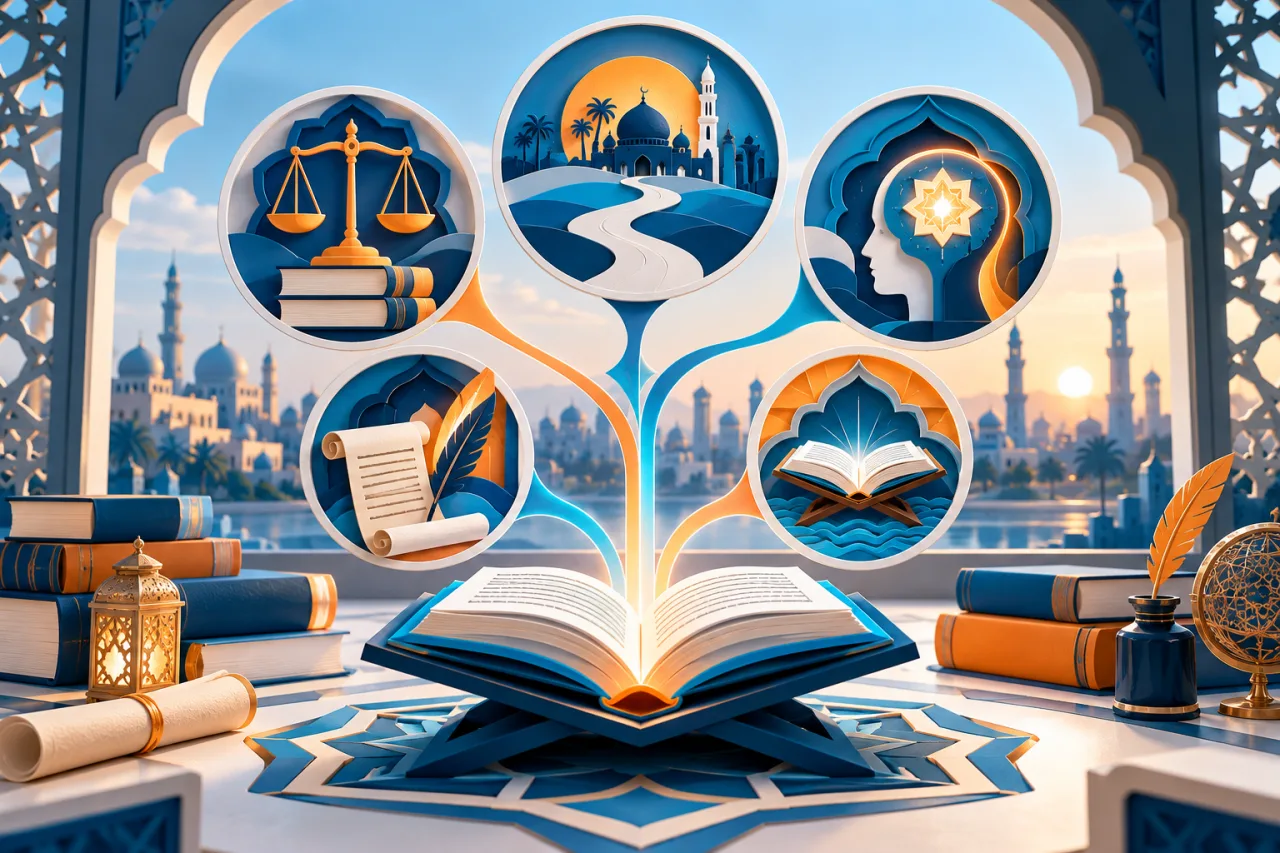 Al Manaarah illustration: Islamic Studies in Depth: How the Main Sciences Connect