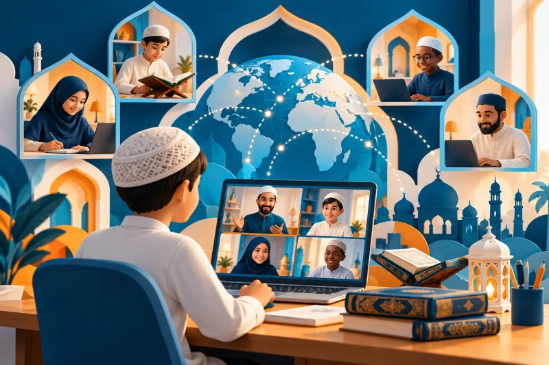 Illustrative family planning a purposeful online learning journey